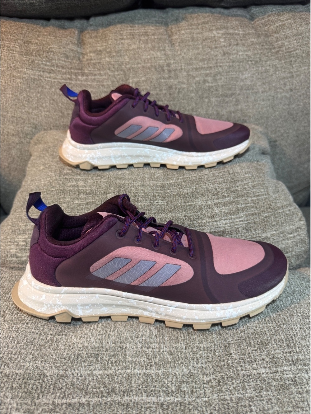 Adidas Women's Response Trail X Running Shoes Maroon Pink Size 9.5 EE9963